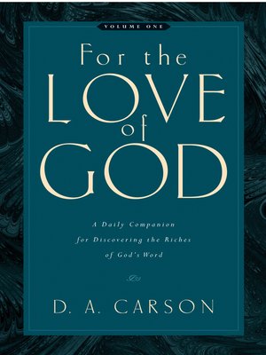 cover image of For the Love of God (Volume 1, Trade Paperback)